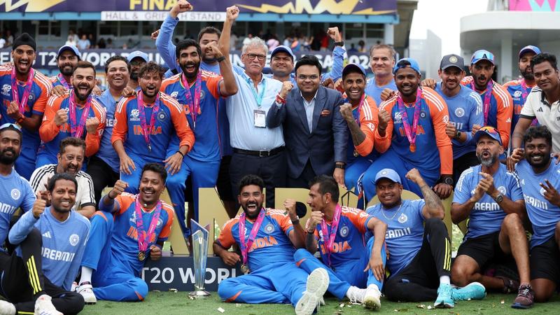 team india flight from barbados to delhi