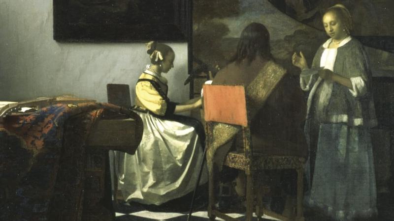  ‘The Concert’ by Johannes Vermeer 