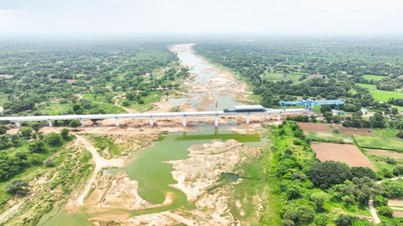 The Mumbai-Ahmedabad High-Speed Rail Corridor (MAHSR) project includes a total of 24 river bridges, with 20 located in Gujarat and 4 in Maharashtra. 