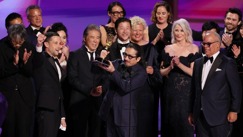 The team of FX series Shogun at the 76th Emmys Awards