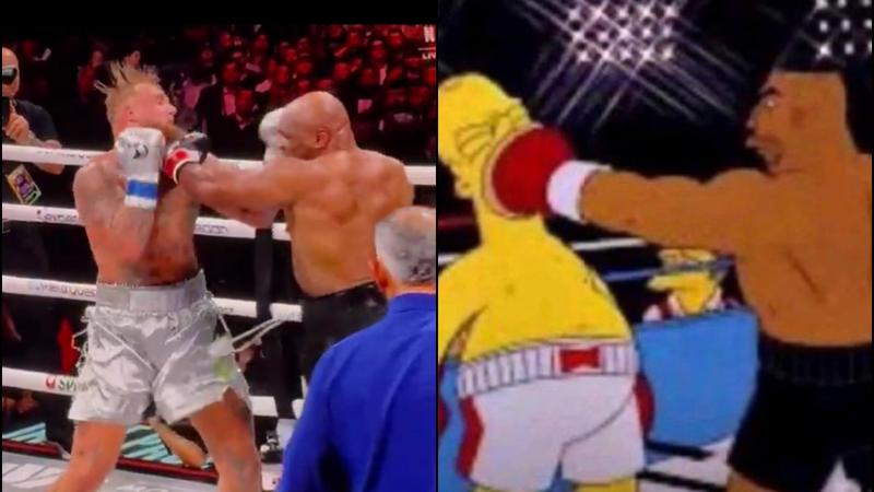 'They Really Predicted Everything': Mike Tyson’s Final Fight Sparks Viral Simpsons Meme