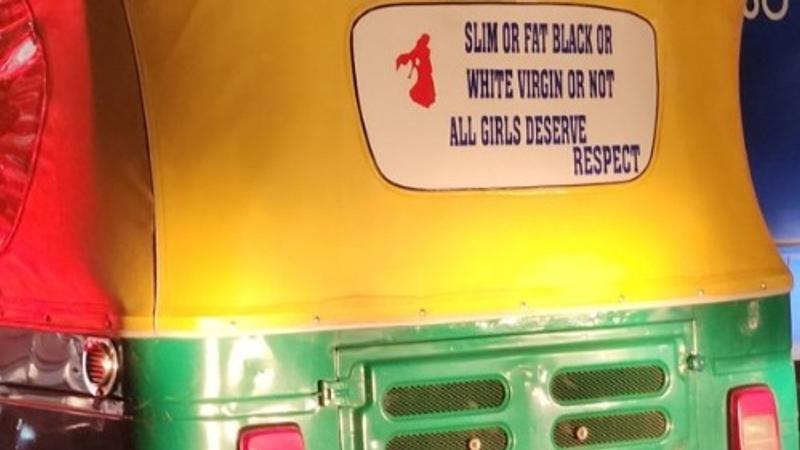 This Auto Rickshaw has stirred a heated discussion online. 