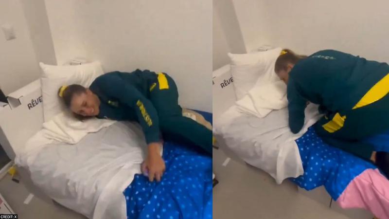 This player felt shy after seeing condom on the bed, VIDEO of Olympic village went viral