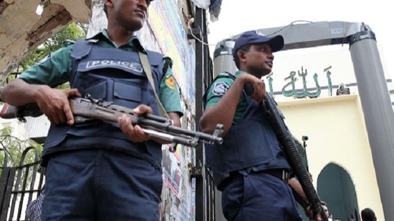 Three people were injured in a clash that broke out between police and Hindu community going to immerse idols following the conclusion of Durga Puja in Dhaka