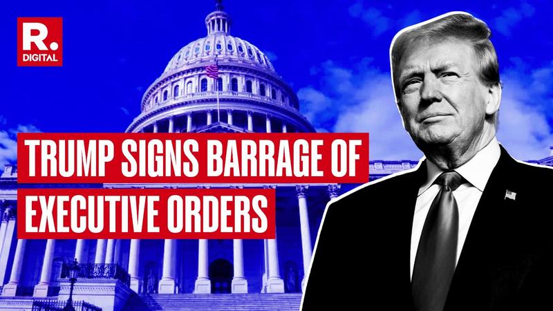 Trump Swings Into Action on Day1 as New US President, Signs Slew of Executive Orders: Here's a List