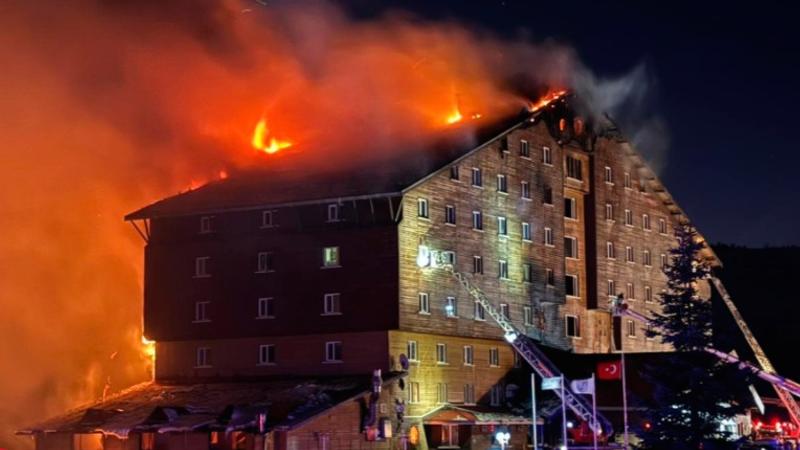 Turkey ski resort hotel fire