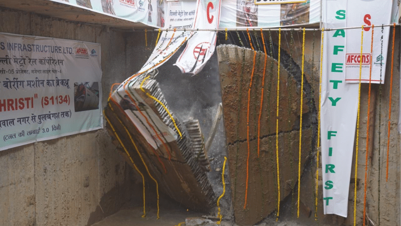 Twin Tunnel drive spanning approx. 3 kms is DMRC’s longest in Phase-IV works