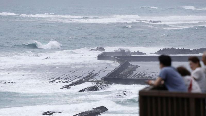 Typhoon Shanshan in Japan