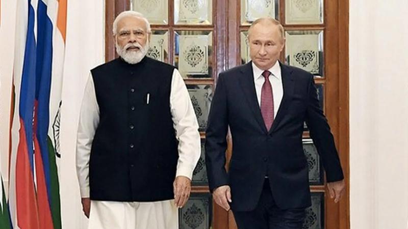 PM Modi with Putin