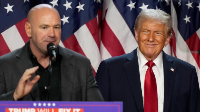 UFC CEO Dana White hails 'President Elect' Donald Trump