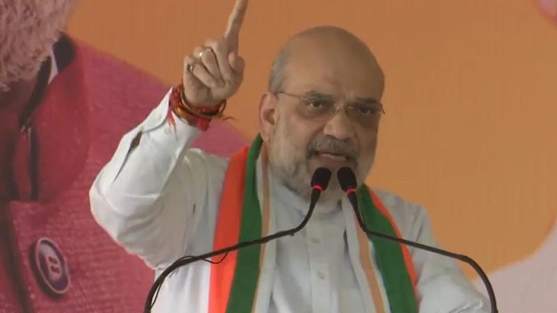 Union Home Minister Amit Shah slams Congress for its stand on Article 370