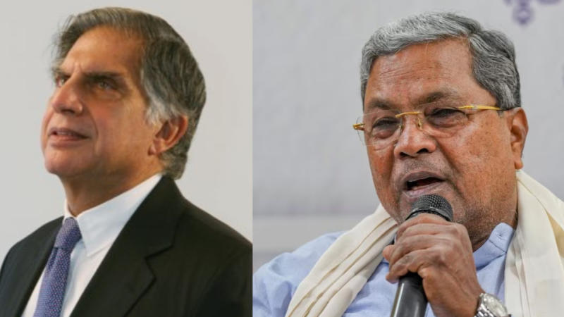 Karnataka CM Siddaramaiah, Union Minister Kumaraswamy Condole Ratan Tata's Death