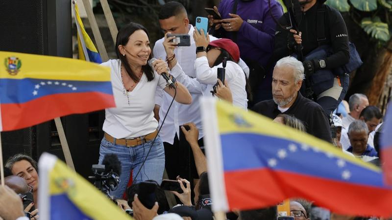 Venezuela Opposition Leader Maria Corina Machado Arrested After Protests