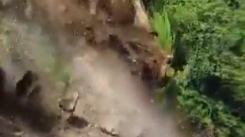 Video Captures Exact Moment When Mountain Collapsed Near Dolia Devi in Kedarnath 