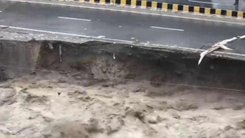 Video Shows Major Part of Kullu-Manali Highway Washed Away Raging River Beas