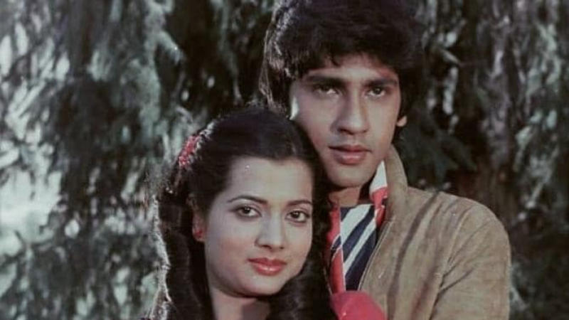 Vijayta Pandit with Kumar Gaurav from Love Story.