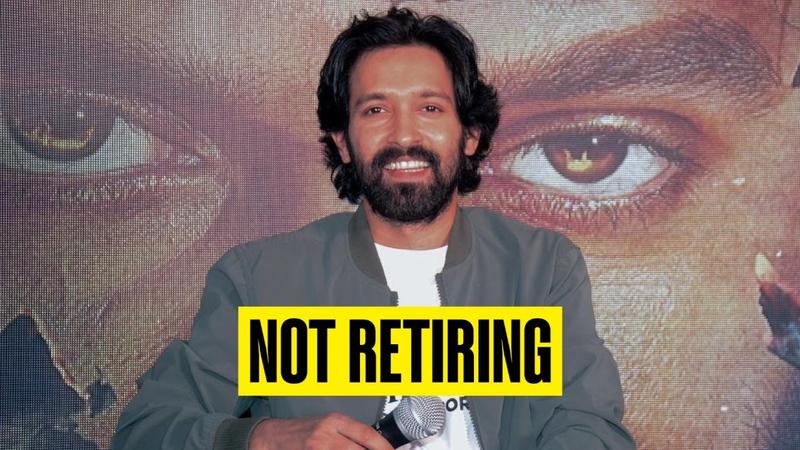 Vikrant Massey has broken silence on rumours arond his retirement