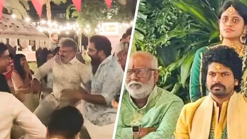 Viral clip of SS Rajamouli dancing at his nephew's wedding ceremony