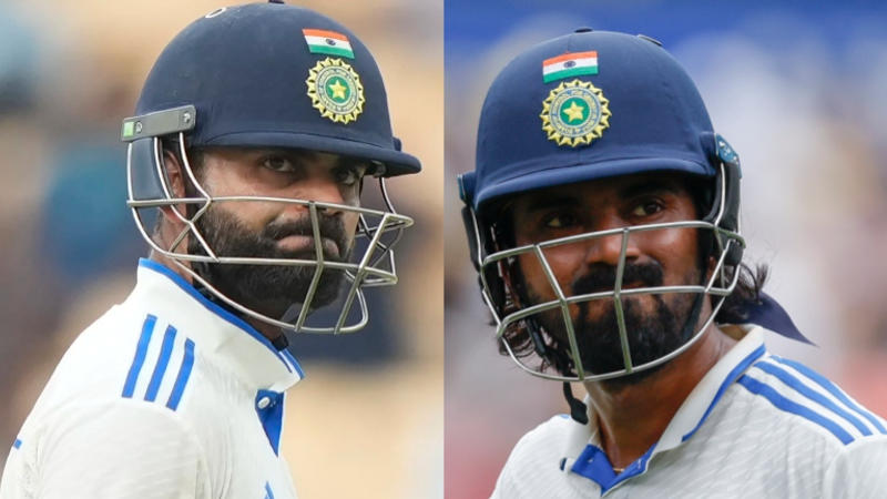 Virat Kohli and KL Rahul during Border-Gavaskar Trophy series