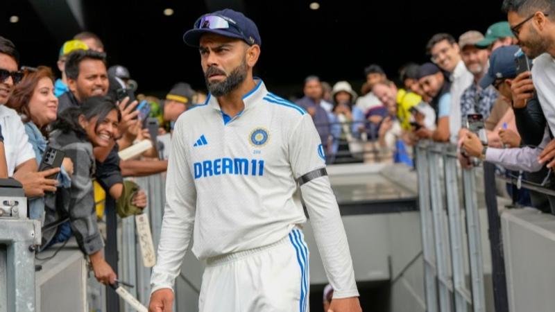 Virat Kohli during the MCG Test