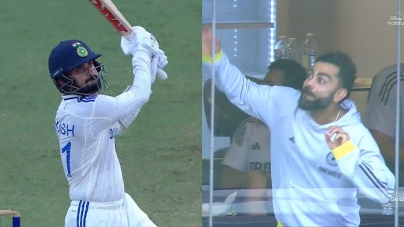 Virat Kohli Reaction on Akash Deep Shot 