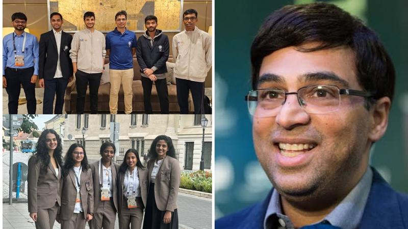 Viswanathan Anand congratulates Indian teams for winning gold medals at Chess Olympiad