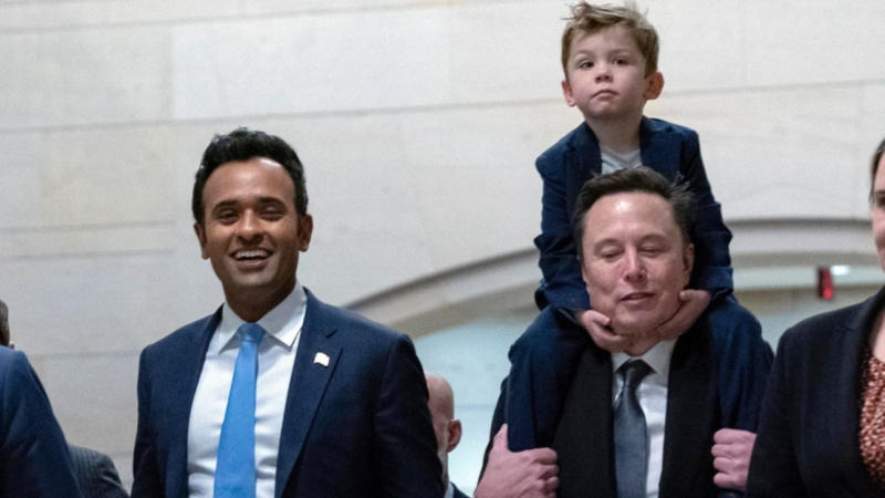 Vivek Ramswamy with Elon Musk