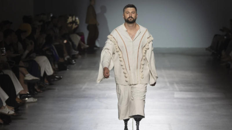 War veterans at Ukrainian Fashion Week