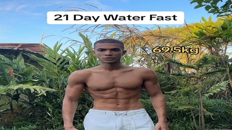 Man Loses 13 Kgs in 21 days Through ‘Water Fast’