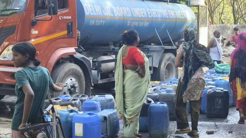 Water Tanker Mows Down Man