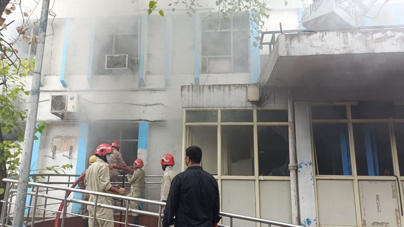 Delhi Safdarjung Hospital Fire