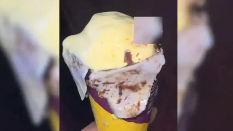 severed finger found in ice cream