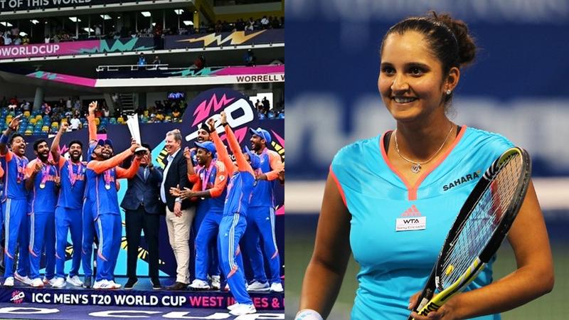 Sania Mirza Reaction on T20 World Cup Win