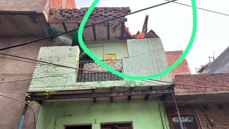 Child killed after portion of terrace collapsed in Northeast Delhi's Harsh Vihar