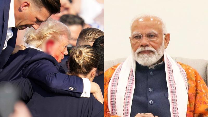 PM Modi on Donald Trump Attack