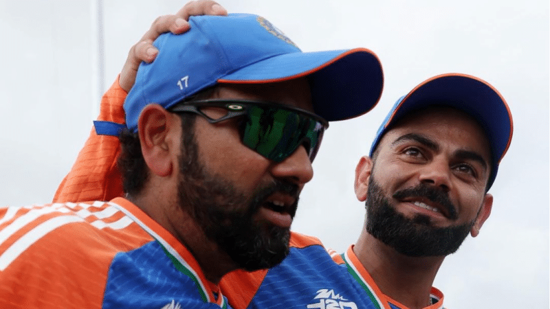 Virat Kohli and Rohit Sharma 