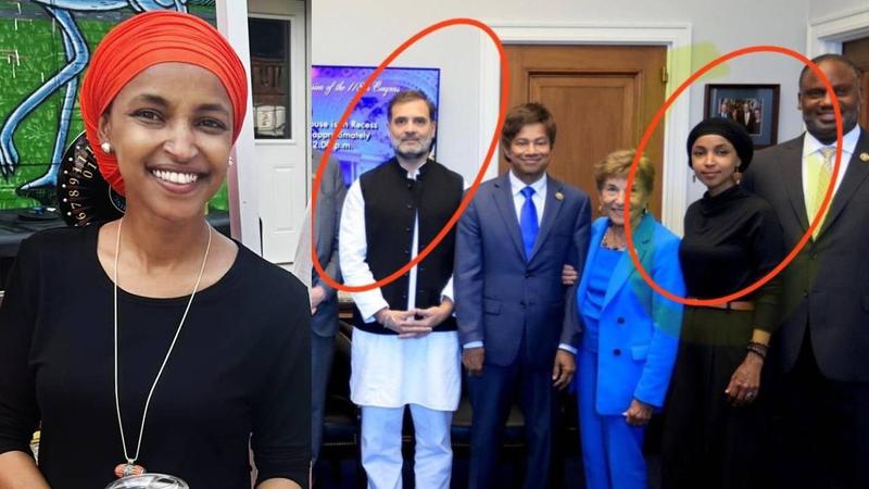 who is congresswoman ilhan omar, who met rahul gandhi