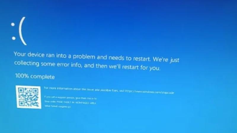 Windows Systems Restarting, Throwing Blue Screen Of Death 