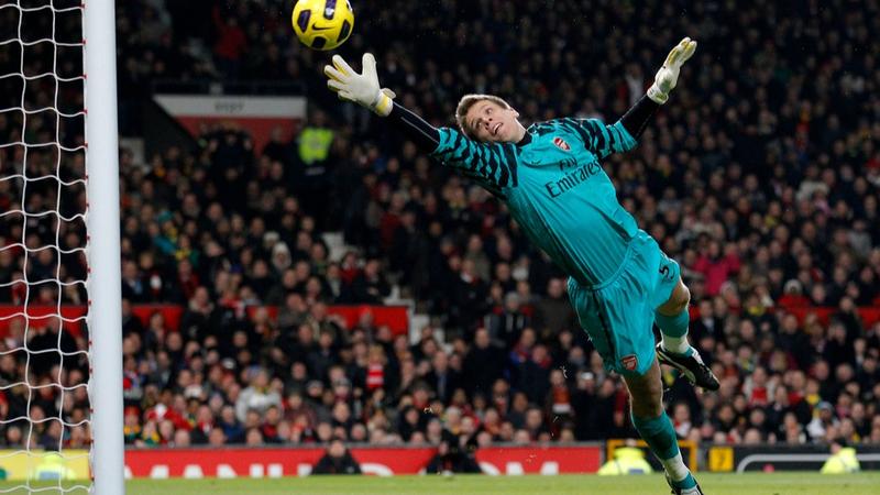 Wojciech Szczesny during his Arsenal days