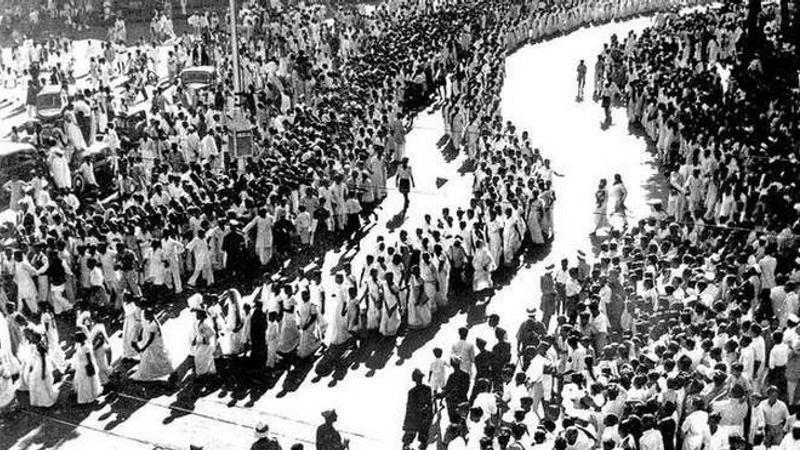 Women March During Quit India Movement