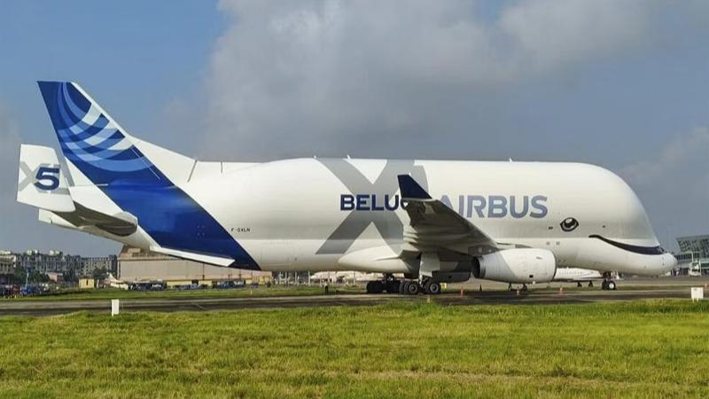 World’s Largest Cargo Plane Beluga XL Leaves Kolkata After Second Visit in a Week