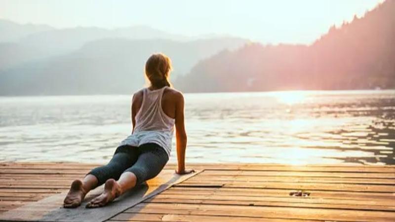 Morning yoga