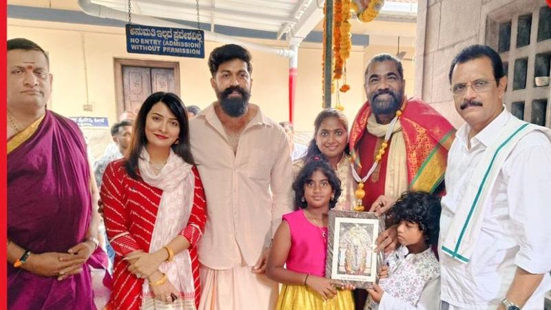 Ysash with his family in Karnataka