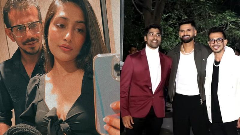 yuzvendra chahal spotted with shreyas iyer at Big Boss among divorce rumors with dhanashree