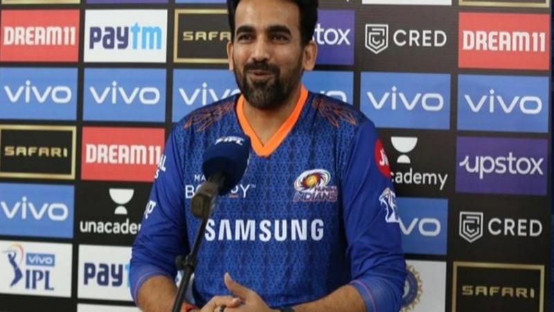 Zaheer Khan at a PC For MI