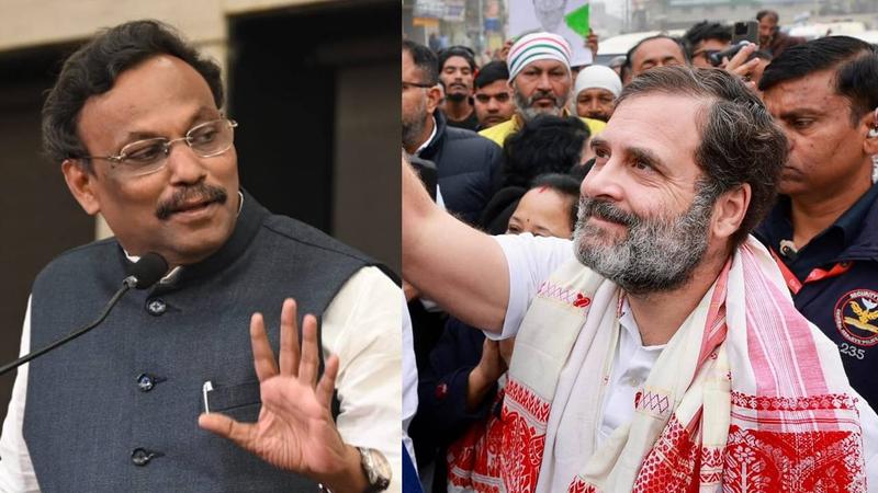 Vinod Tawde and Rahul Gandhi