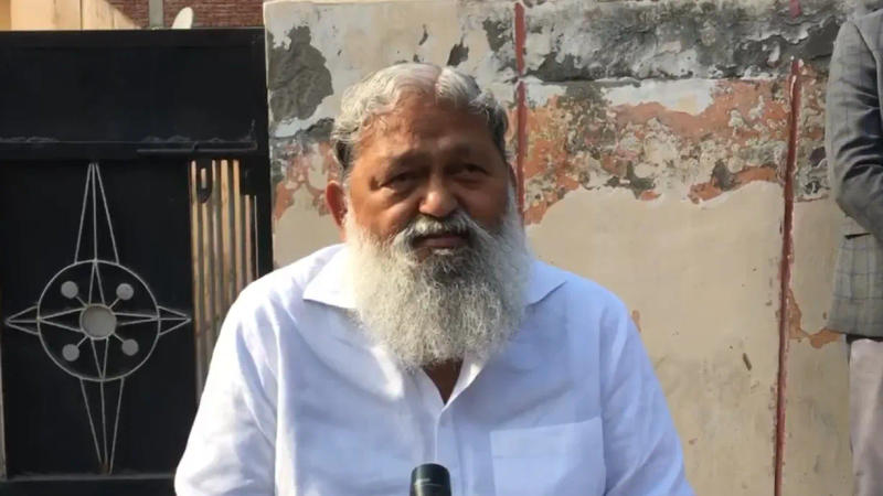 Haryana Home Minister Anil Vij