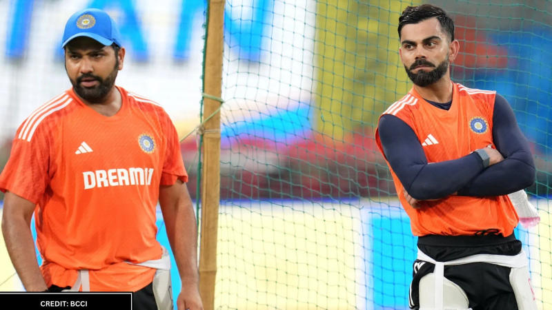 Virat Kohli and Rohit Sharma 