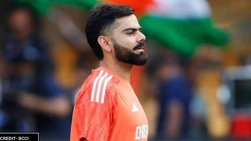 Virat Kohli in Ram mandir Pran Pratistha 