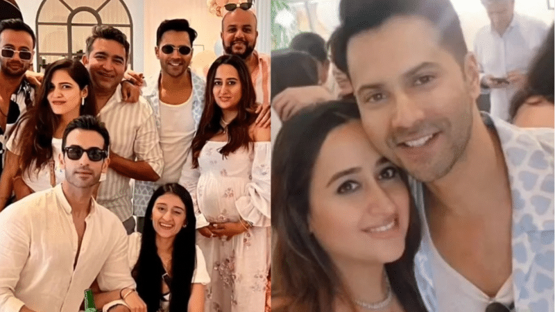 Varun Dhawan,Natasha Dalal Baby Shower